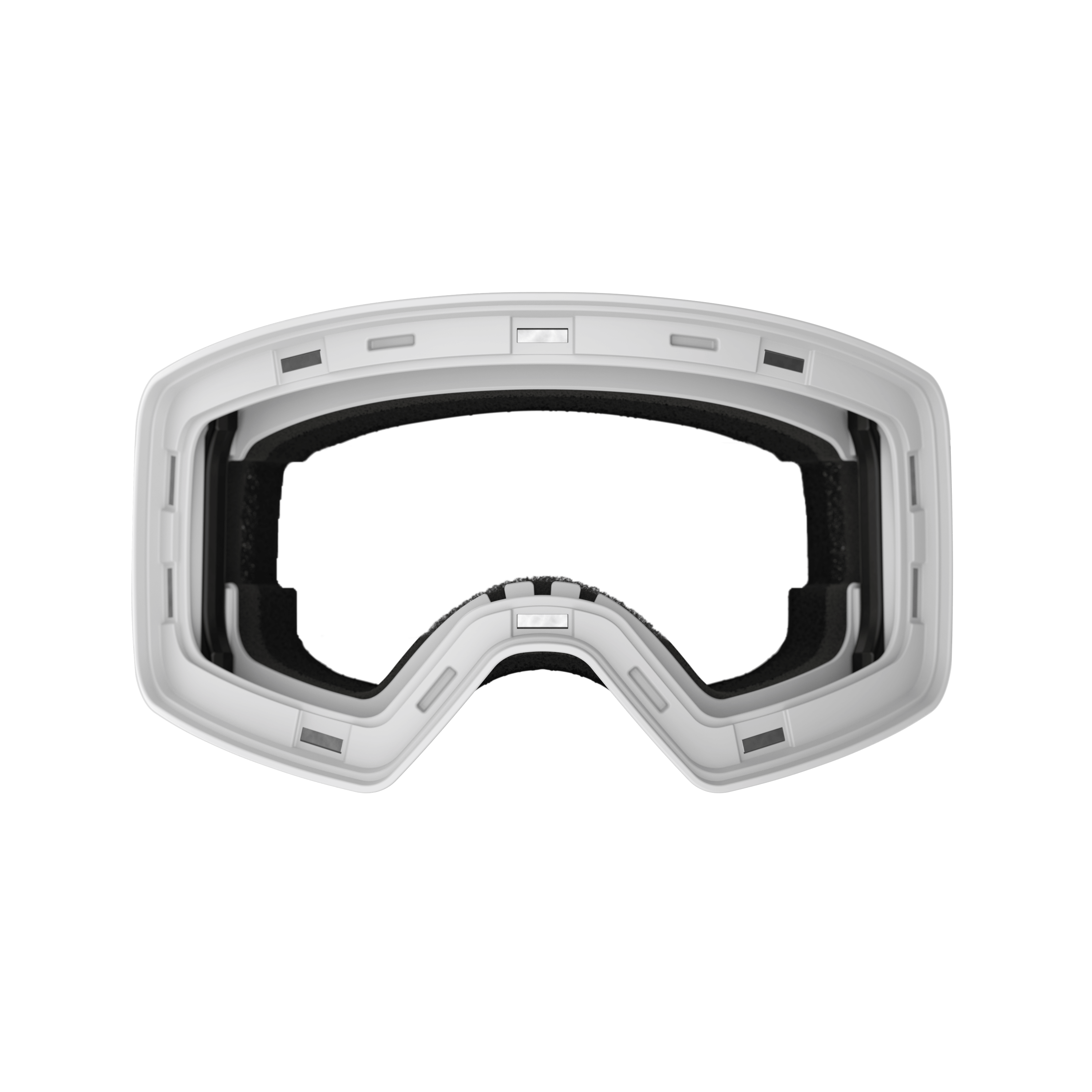 Alternative view of Frontier Snow Goggle - White Magnetic Frame + Strap (Lens Not Included)